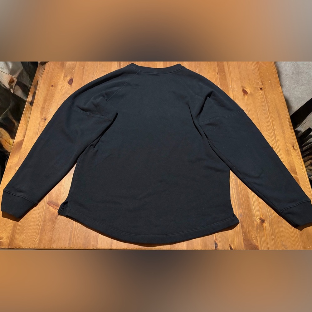 PINK Victoria's Secret Pullover Crewneck Sweatshirt with Sparkly Shimmer Logo - Picture 3 of 3